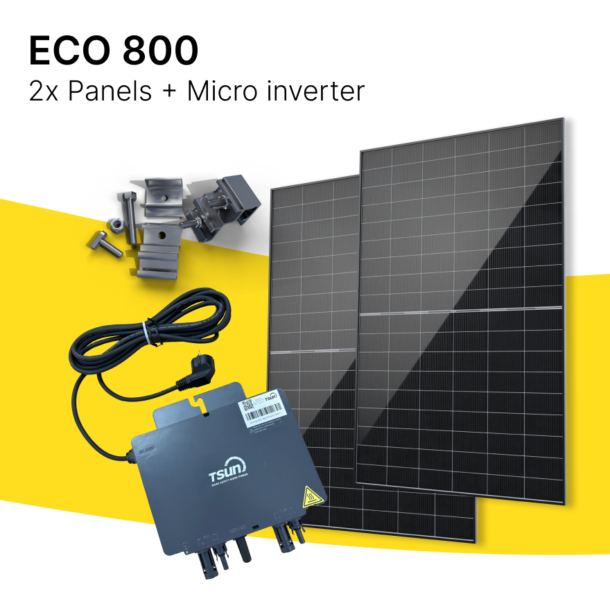 Robinsun Eco 800 plugin solar kit components
