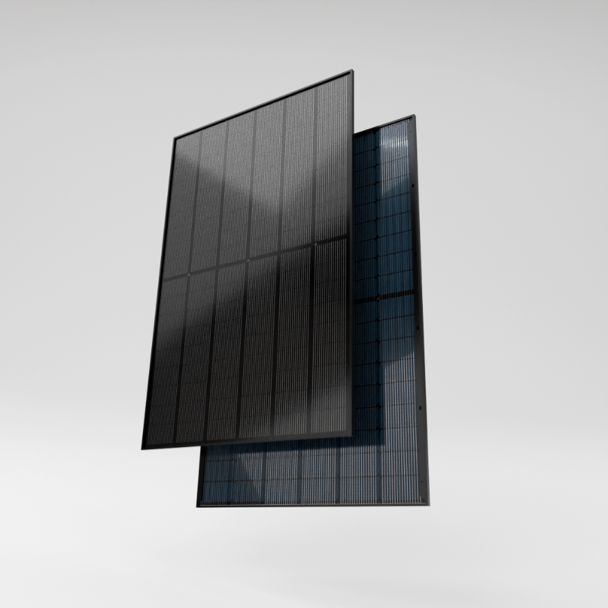 QN Solar Panel Black Bifacial