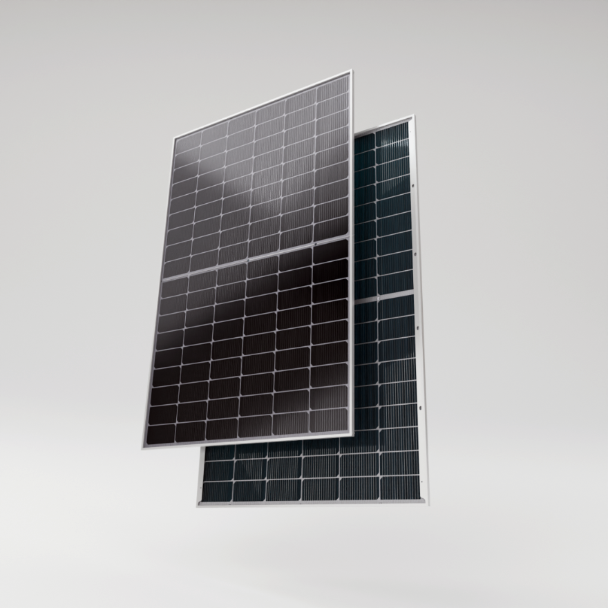 QN Solar Panel Bifacial Silver