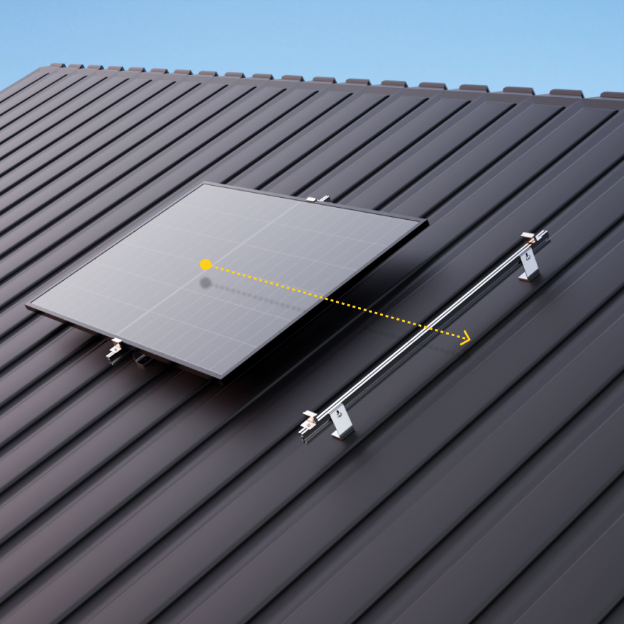 Metal Roof 03V mount angle 