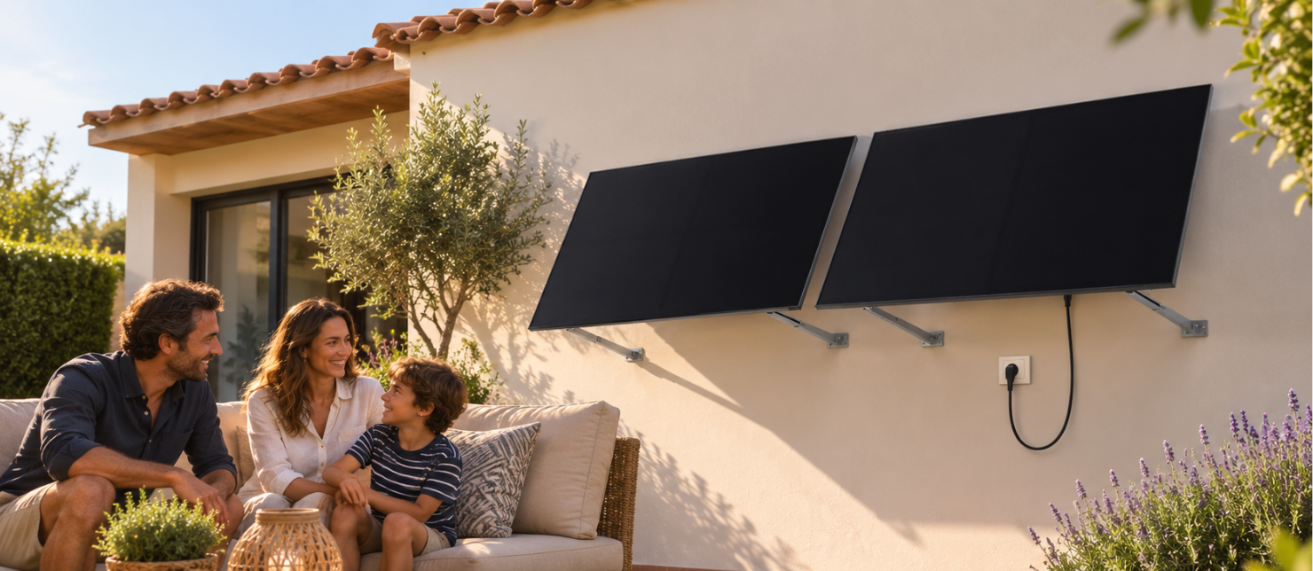 Kits solaires plug & play pour chaque maison