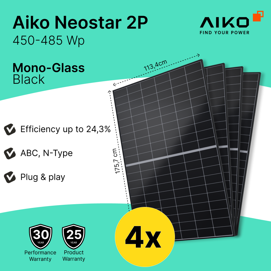 Aiko Neostar 2p Mono-Glass black ABC N-Type