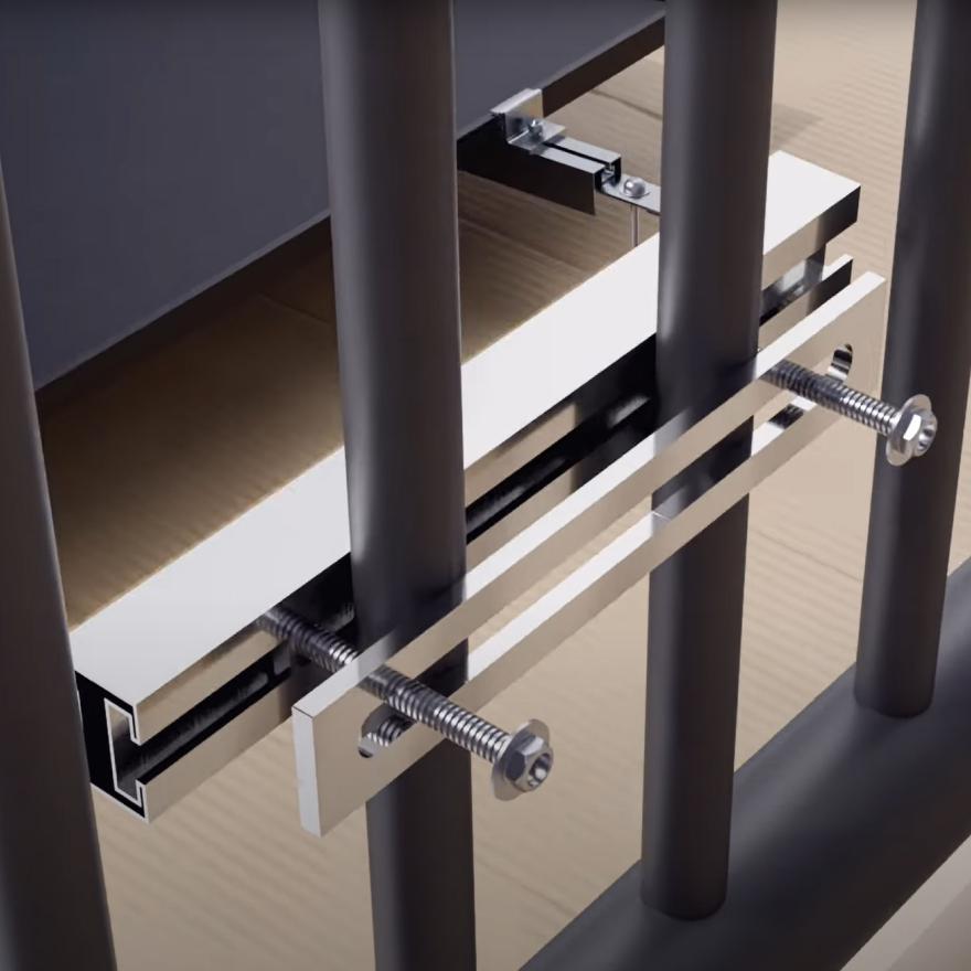 Fixation Balcony avec angle ajustable 