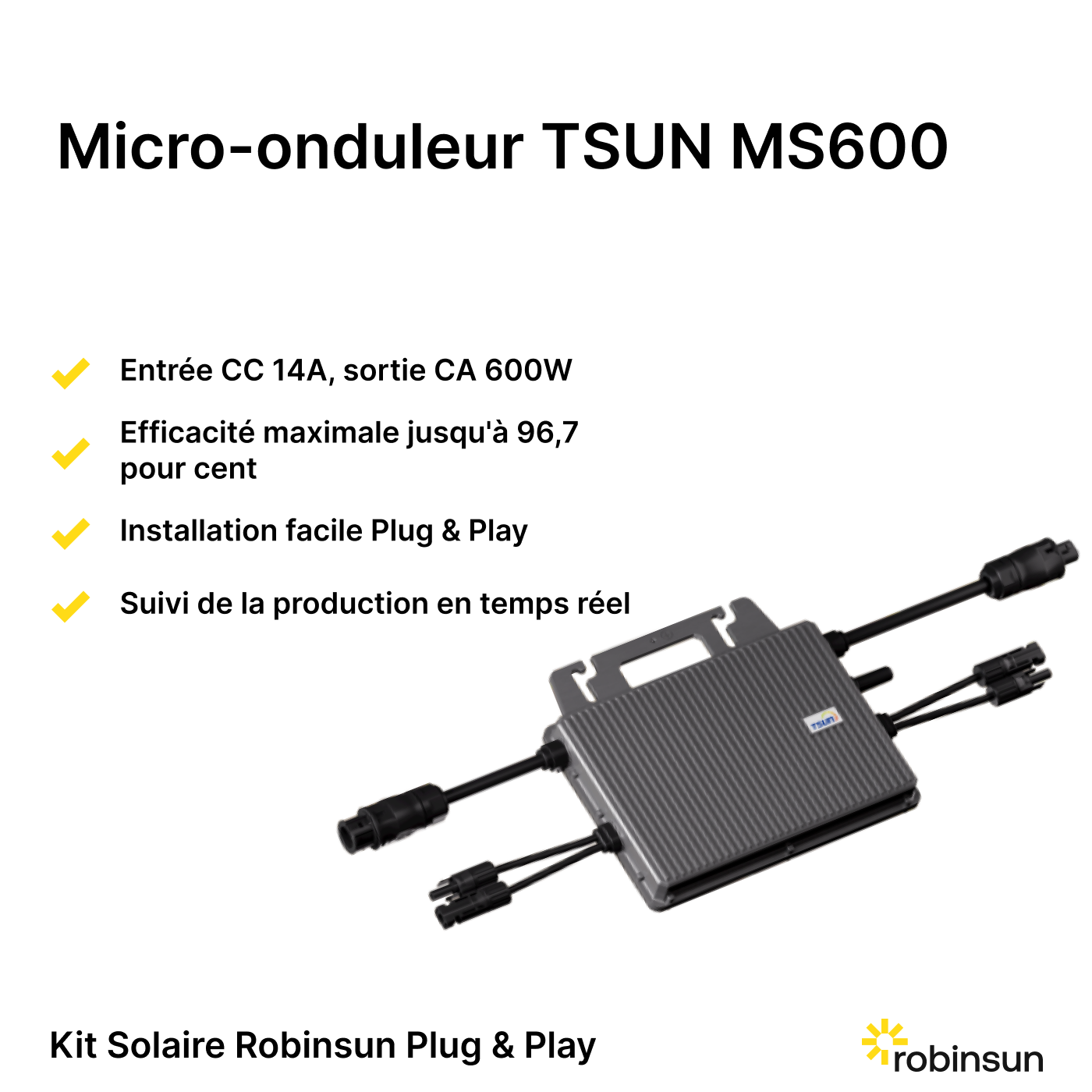 FR-Micro Onduleur TSUN MS600