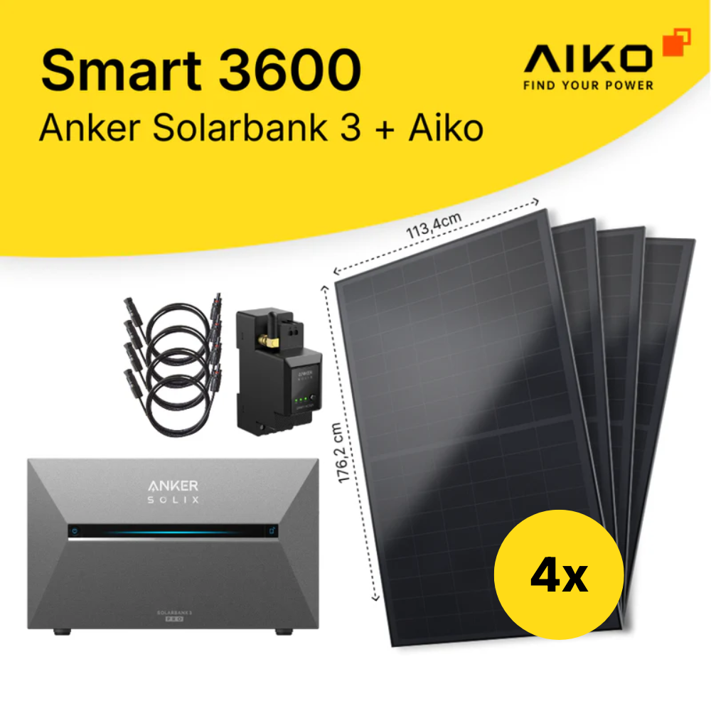 Solar Kit Smart 3600 (Anker Solarbank 3 Pro + Aiko)